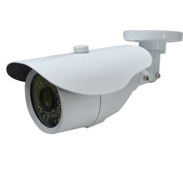 1/3-inch CMOS IR Water-resistant Camera, 1200TVL, 25M IR Distance, 24-piece of LEDs with IR-cutNew