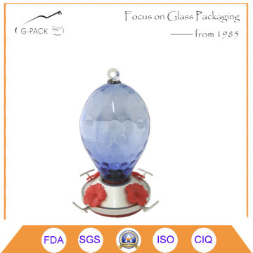 Pothook Fitting Glass Hummingbird Feeder
