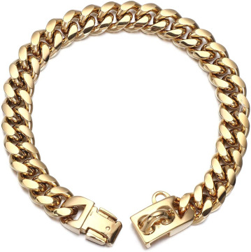 Gaya Hip-Hop Pitbull Stainless Steel Collar Dog Chain