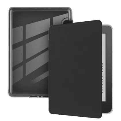 Transparent Back Case for Kindle 11th Gen 2022 - Protective Smart E-book Cover for 6-inch Kindles C2V2L3