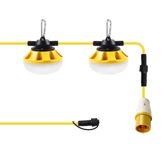 110V Plug LED String Lights - Competitive Factory Prices, 30Meters, 100W, 12000lm Work Light