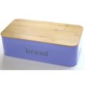 Bread Box with Bamboo Cutting Board Lid