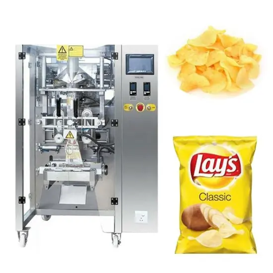 Multi-Function Vertical Packaging Machine for Food Snacks like Potato Chips