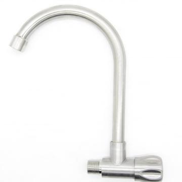 Modern Sanitary Ware Long Neck Flexible Nickel Brushed Brass Pull Out Kitchen Sink Faucet Mixer Tap