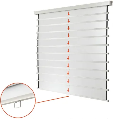 120X120cm OEM Slow retract manual projector screen