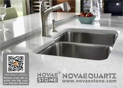 NV701 White Chocolate Quartz Stone