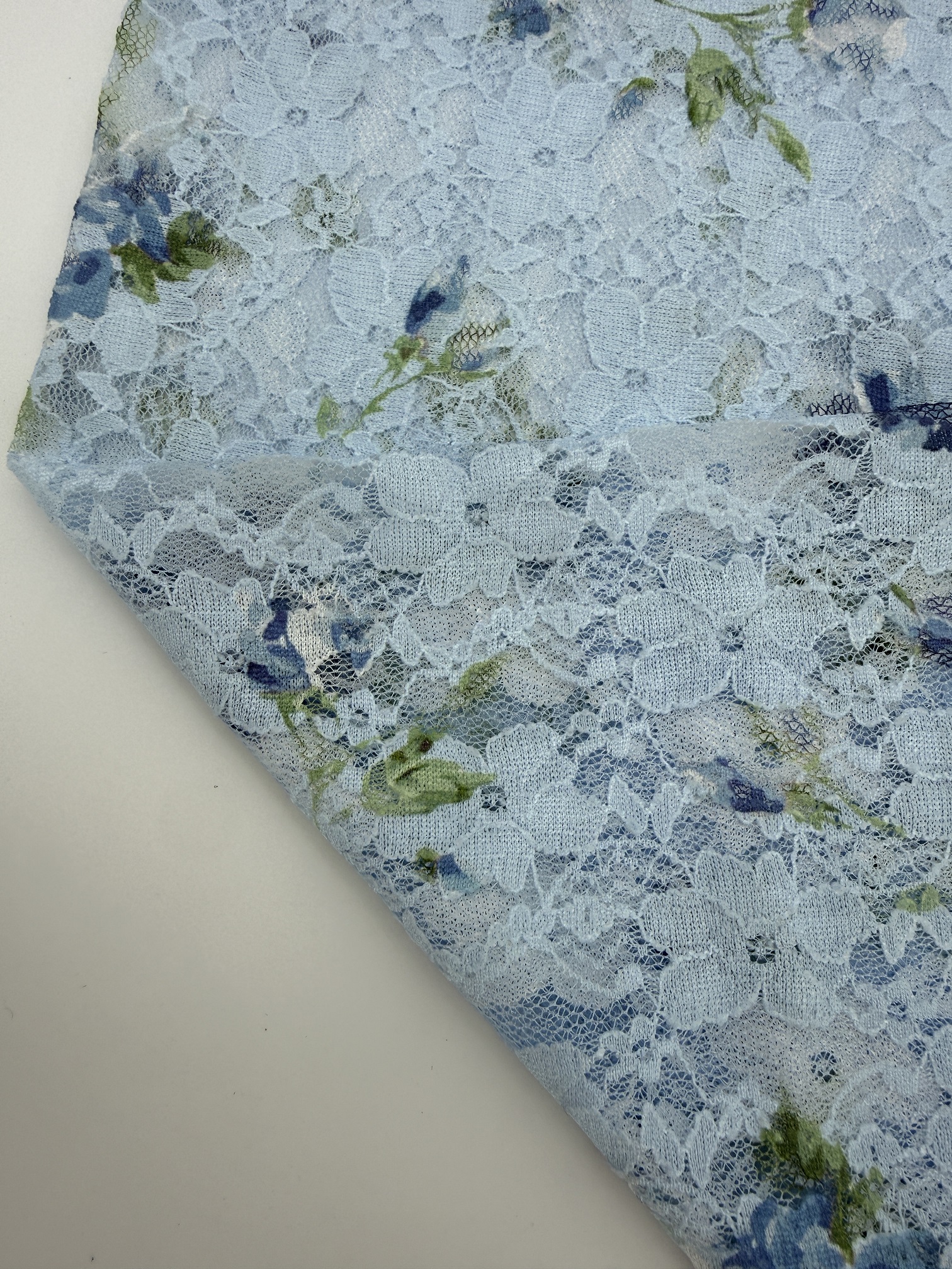Printed Floral Polyester Lace