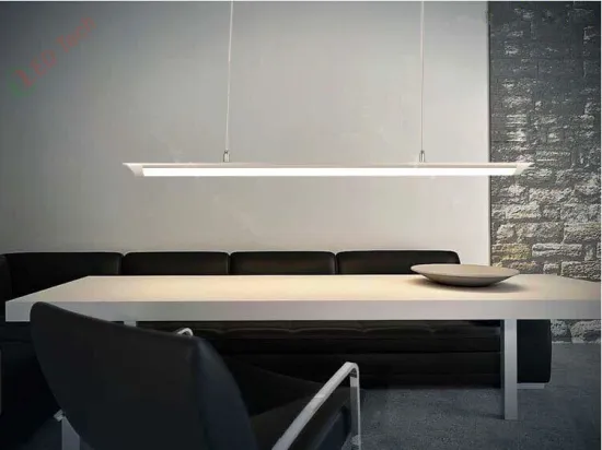 Modern led suspension linear light for office