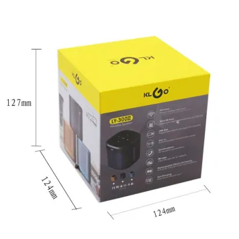 Corrugated paper printed sound system speaker packaging box