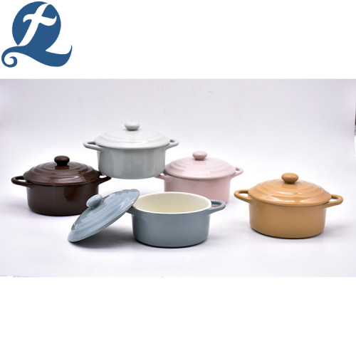 Production Binaural Soup Pot Set with Lid