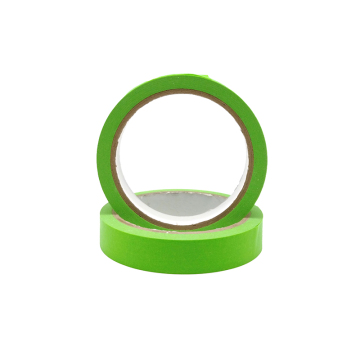 Rubber adhesive green masking tape for car painting