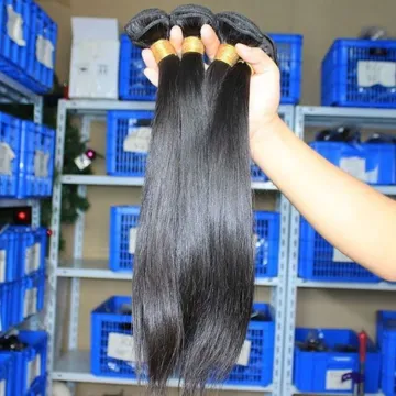 8-40 inch  Raw Human Hair Weave,Virgin Remy Cuticle Aligned Mink Peruvian Human Hair Bundles with Closure