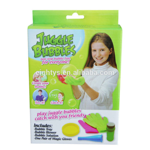 As seen on TV juggle bubble with gloves