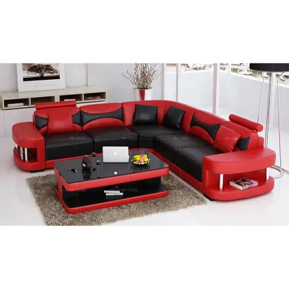 U Shaped 7 Seater Corner Sofa Set - Factory Wholesale Living Room Combination Sofa