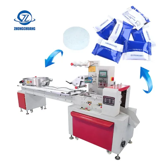 Factory Price Flow Pack Vitamin Effervescent Tablets Packaging Machine