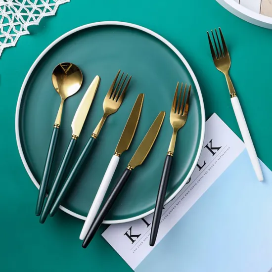 Stainless Steel Cutlery Spoon Dessert Western Steak Cutlery