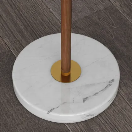 Retro Classic Wood Grain Floor Lamp