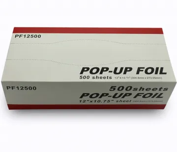 pop up interfolded aluminum foil sheets for food