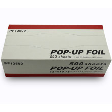 pop up interfolded aluminum foil sheets for food