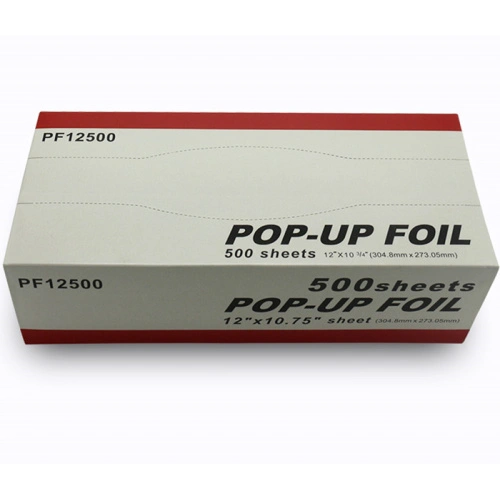 12*10.75' Pop up Pre Cut Salon Paper Hairdressing Salon Foils - China Pop  up Aluminum Foil, Aluminum Foil Sheet