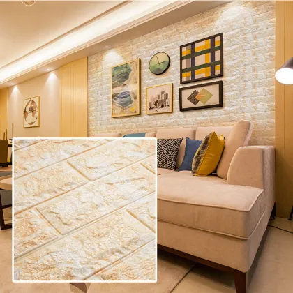 3D Design Foam Wall Stickers & Modern Wallpaper Murals