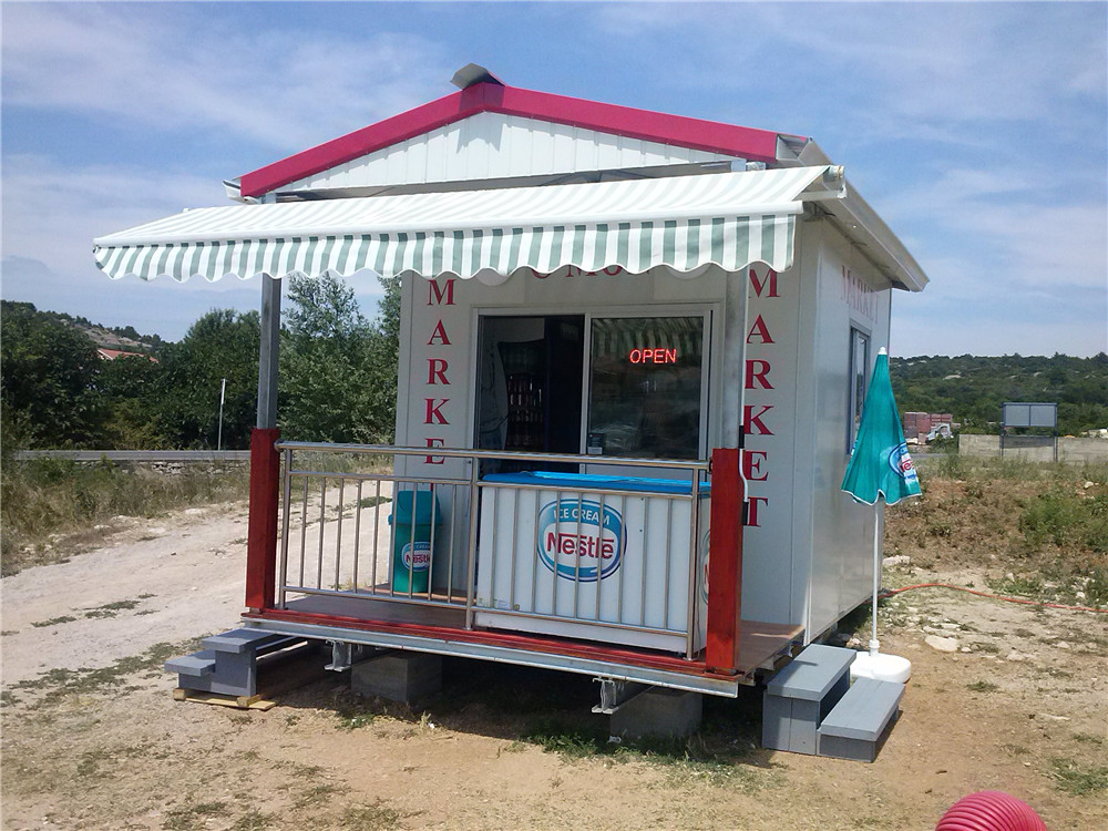 Cabine de aço barato para Guardroom