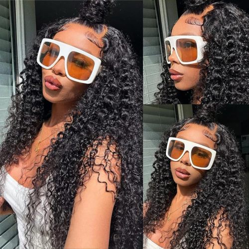 5X5 HD Lace Closure Wigs Deep Wave