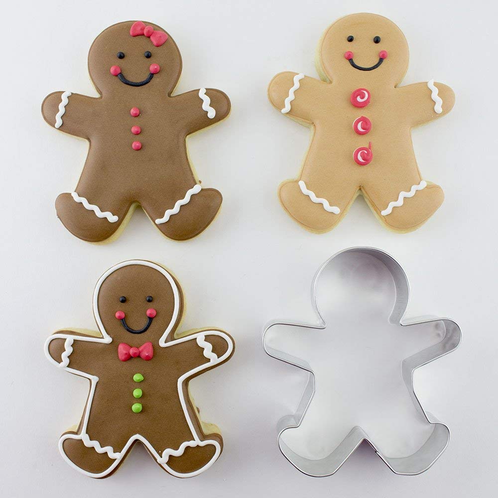 3PCS aço inoxidável Bears Shaped Cookie Cutter Set