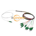 أنبوب فولاذي 1x8 LC / APC PLC Fiber