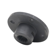Blackened flange for ductile iron industry