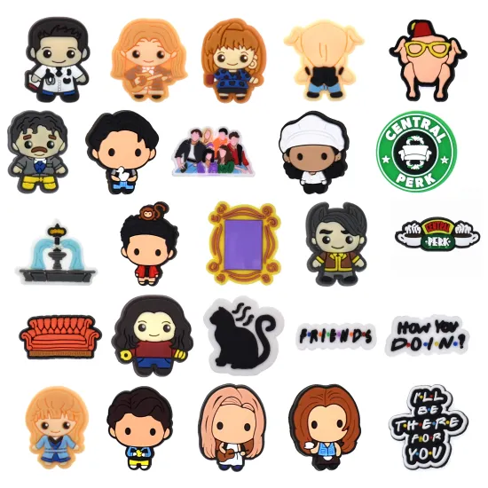 Hot Selling Soft PVC Shoe Decorations & Charms for Party