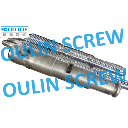 65/132 Twin Conical Screw Barrel for PVC Sheet, Profiles, Pipe, Board