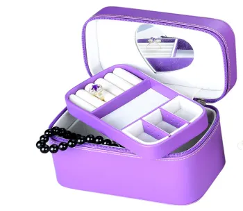 Promotional Fashionable Custom leather jewelry box L'Oreal largest supplier