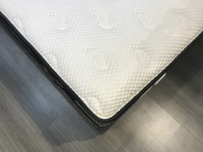 5 Star Cool Ice Fabric Euro Top Natural Latex Roll in Box Bed Mattress