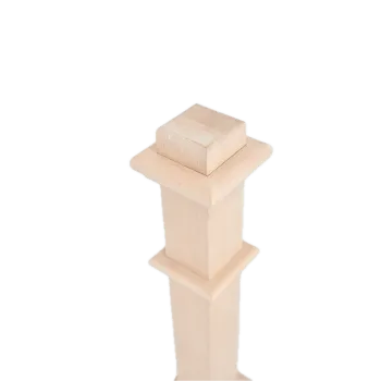Modern Square Box Newel Post for Home Decor