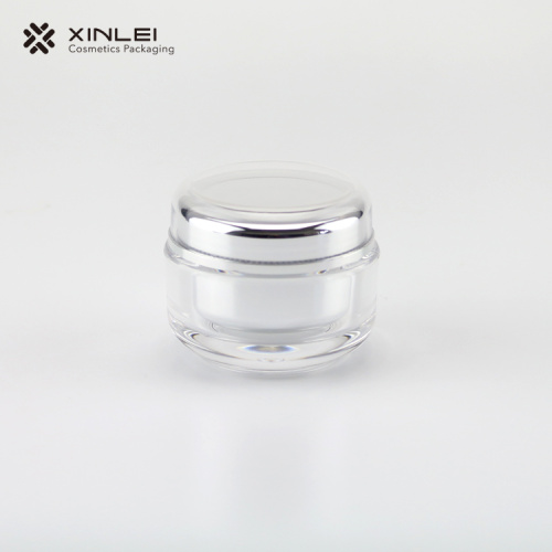 30 g round bentuk kemasan akrilik kosmetik