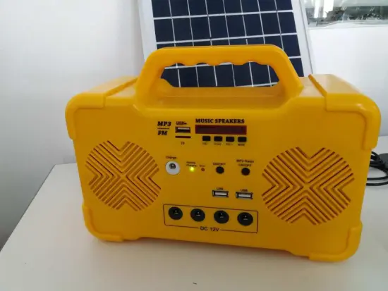 solar power system with speaker
