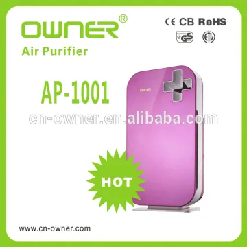 Granular Activated Carbon air cleaner blue air purifier.