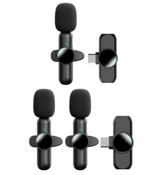 Microfono a lavalier wireless plug-and-play per fotocamere per iPhone e DSLR-Guide Wireless Go