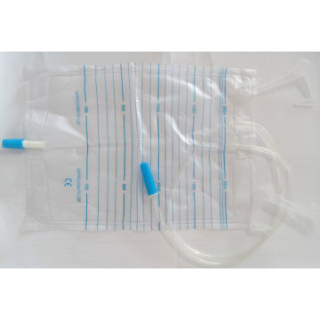 Disposable transparent urine collector drainage bag