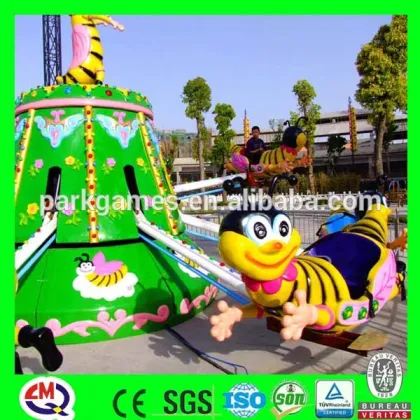 Children Amusement Equipment Rotation Bee
