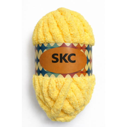 পুরু চেনিল সুতা সাদা