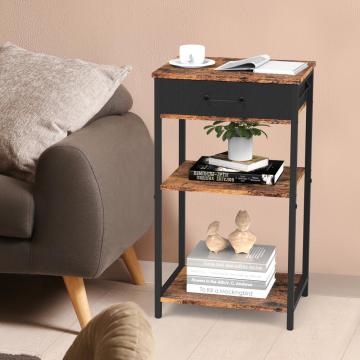 Industrial Printer Holder Table with Drawer