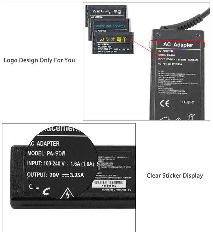 20v 3.25a power supply for lenovo