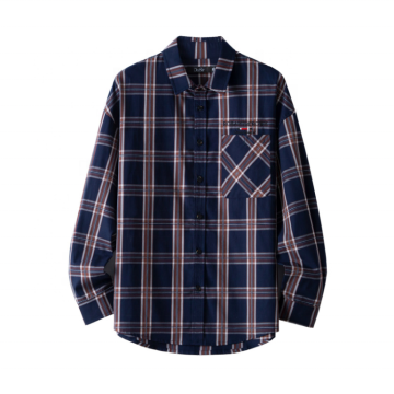 Factory Direct Men's Flannel Plaid Oversize Long Sleeve Button Shirt