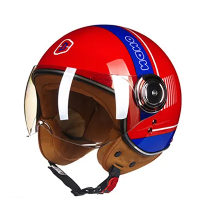 2023 Open Face Scooter Helmets for Women - Vintage Motorcycle Helmet