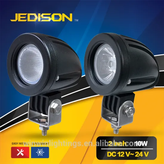 Heavy Duty Round 2 Inch 12V Tractor Bench 10W Led Work Light
