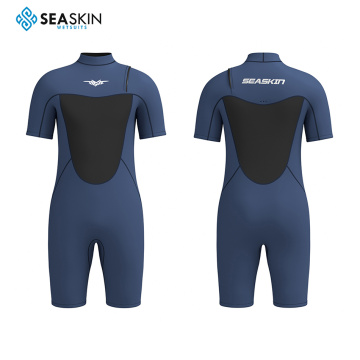 Seaskin 1.8mm Neoprene Adult Shorty Blue Wetsuit