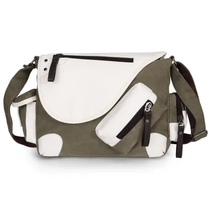 Men Canvas Shoulder Bag Casual Outdoor Large Capacity Crossbody Bag Men Canvas Fashion Messenger Bag Hot Sale