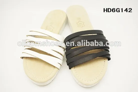 2017 Fashionable PU Wedge Sandals for Ladies